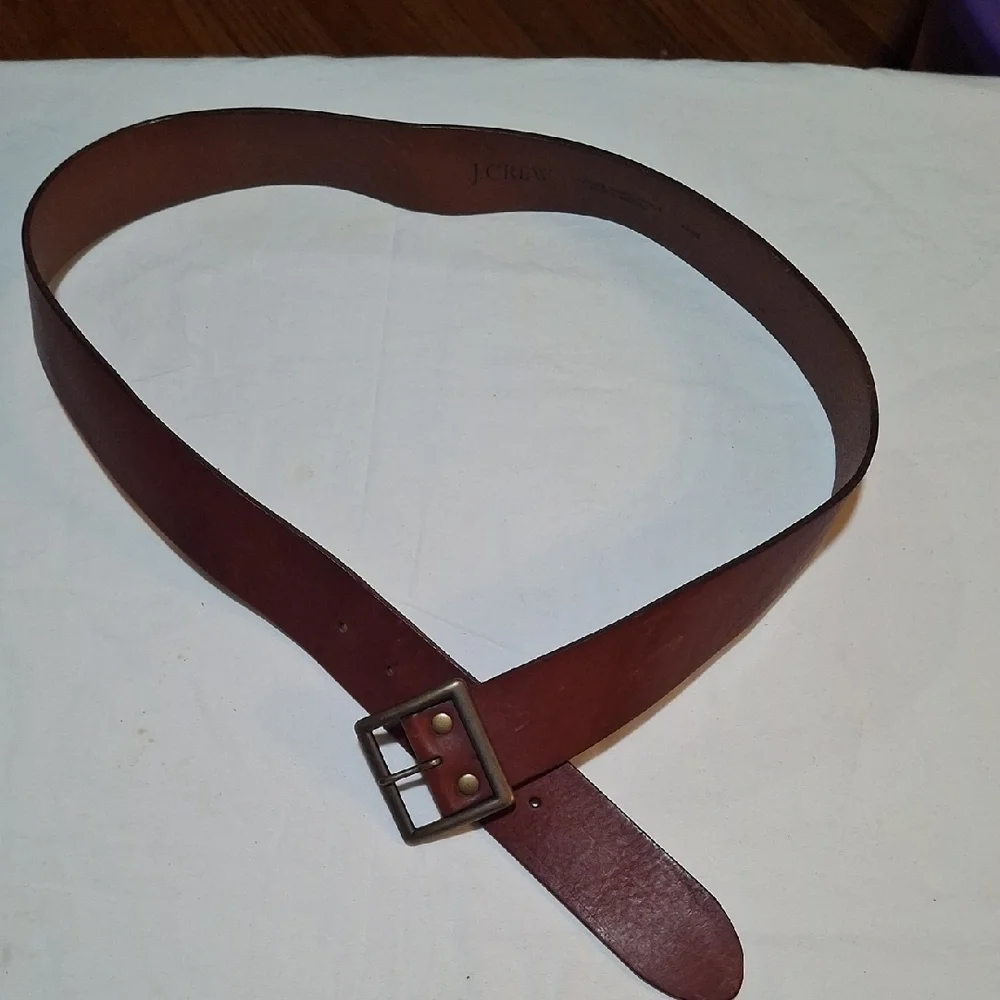 J. Crew Men's Brown Leather Belt Bag Size M
